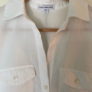 NEW James Perse white blouse